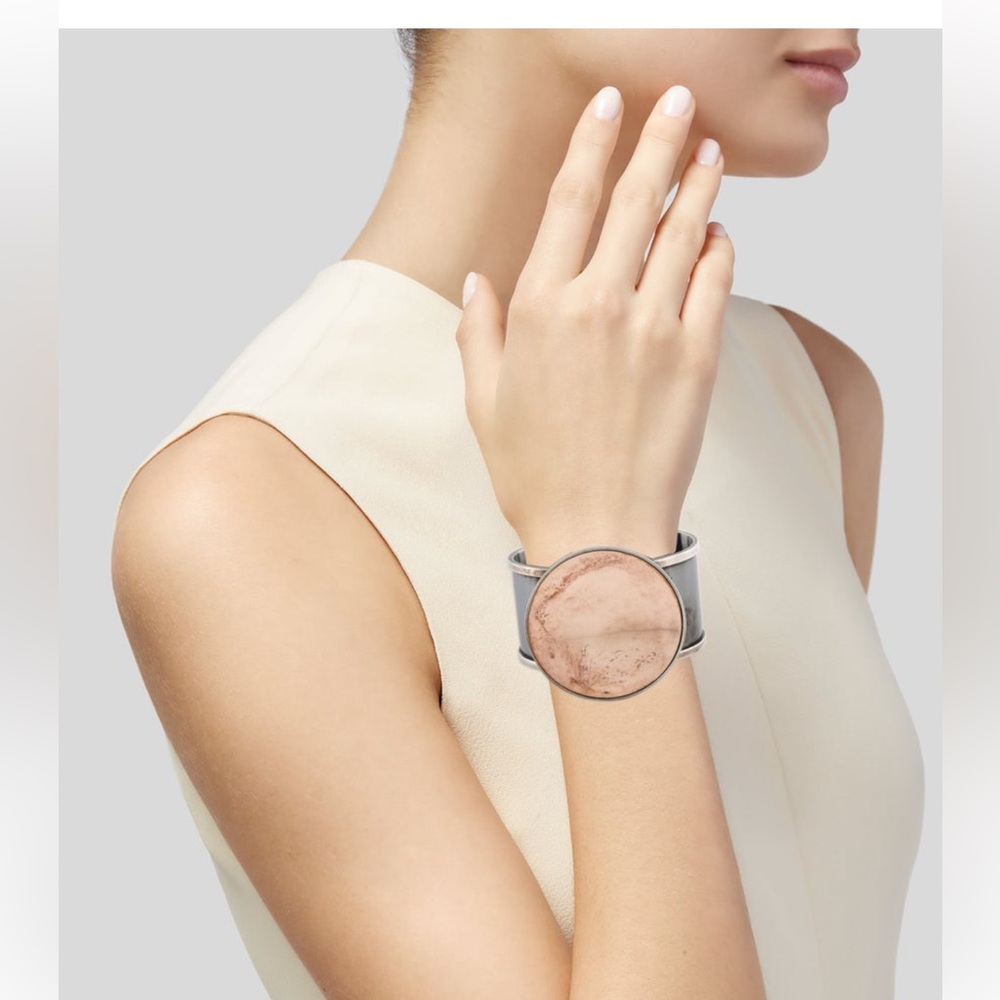 Bottega Veneta Two-Tone Metallic Cuff